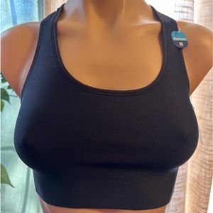 NWT Champion Sports Bra in Black Medium . Non padded very comfortable style.